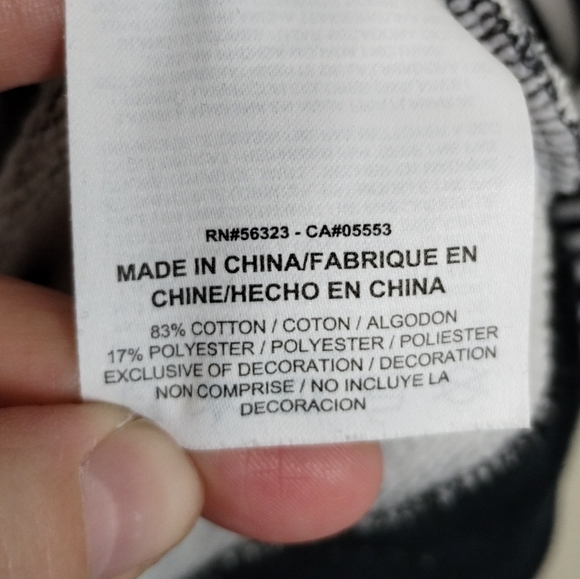 Nike Rally BF Sweatshirt Black White Abstract Women's size Small 726039-010 - Picture 6 of 7